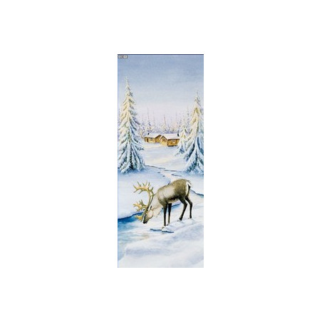 Kakémono Élan ignifugé M1 - tissu - 187 x 75cm