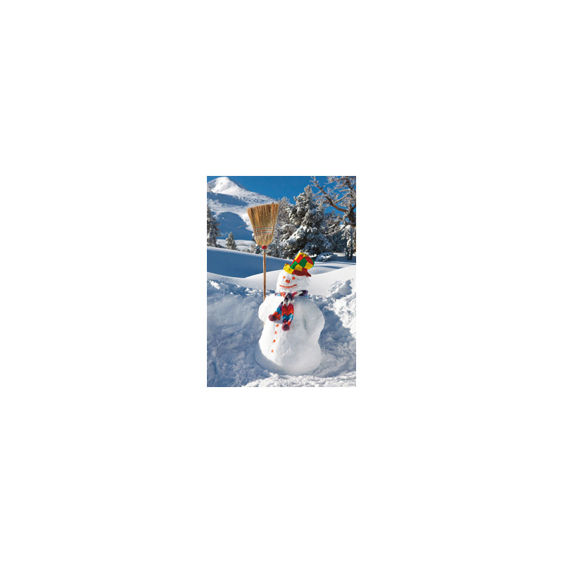 Affiche Bonhomme de neige - papier - 42 x 60 cm