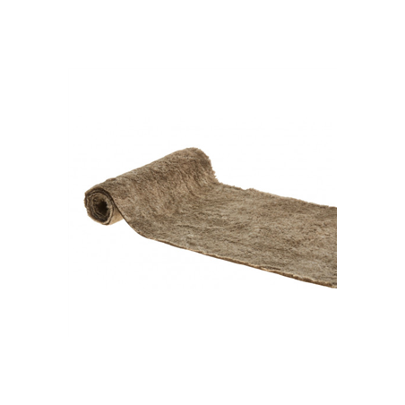 Chemin de table fourrure naturelle 30cm x 3m