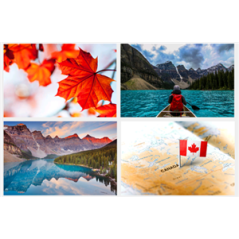 Mobiles Canada x4 - carton - 27 x 49cm