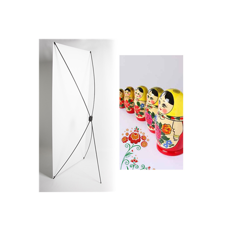 Kakemono maistroiachka série - 180 x 80 cm - Toile M1 avec structure  X- Banner