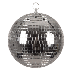Boule à facettes disco argent - Diam. 20cm