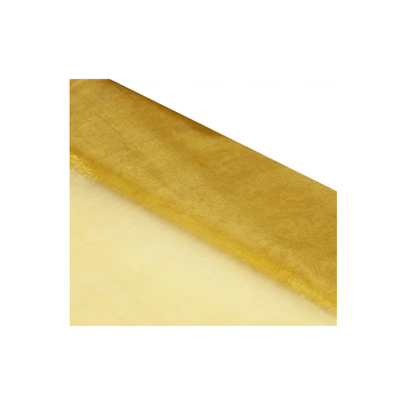 Organza beige d'orée - 50% polyester 50% polyamide - lar 150 cm (vendu au mètre)