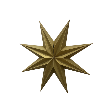 Étoile OR carton - Diam. 30cm