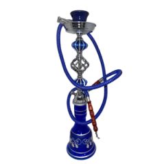Narguilé - métal/verre - H53cm -L12cm