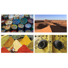 Mobiles Oriental x4 - carton - 27 x 49cm