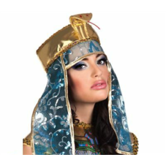 Bandeau Égyptien en tissu - Haut. 38cm Diam. 18cm