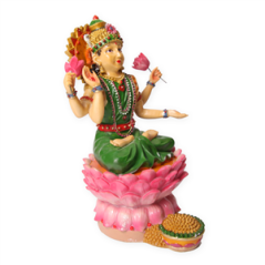 Shiva aux 4 bras - Résine - 21 x 21 x 30.5cm