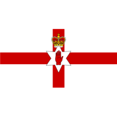 Drapeau Irlande du Nord - tissu - 60 x 90cm