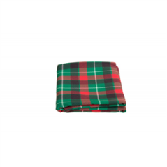 Nappe tissu Tartan rouge vert et blanc - 150 x 240cm