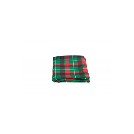 Nappe tissu Tartan rouge vert et blanc - 150 x 240cm