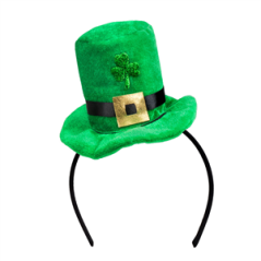 Serre Tête chapeau Shamrock Saint Patrick taille adulte