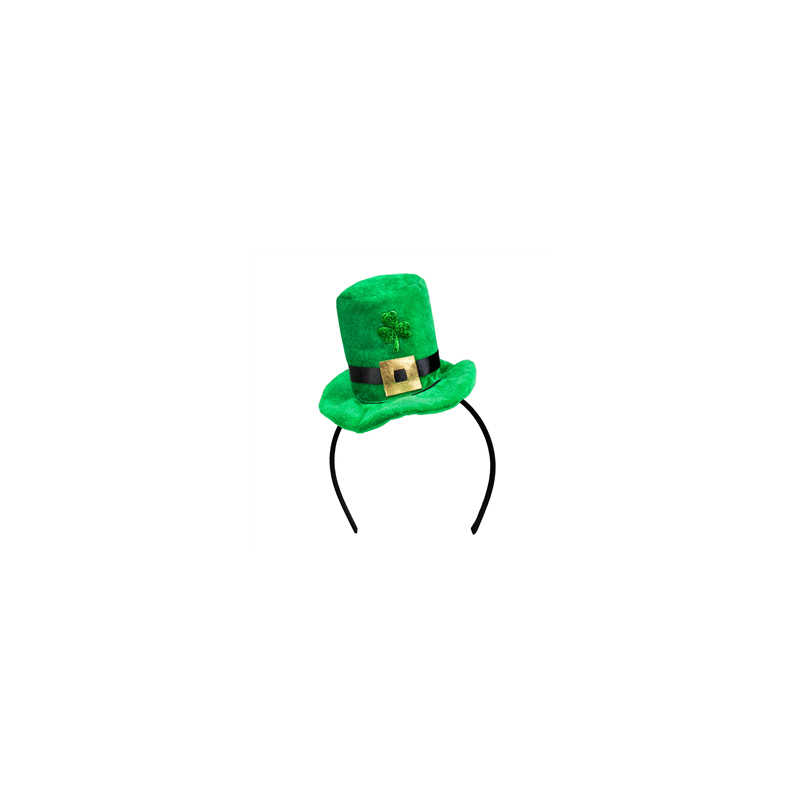Serre Tête chapeau Shamrock Saint Patrick taille adulte