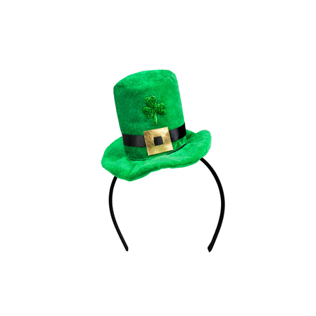 Serre Tête chapeau Shamrock Saint Patrick taille adulte