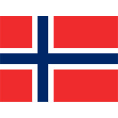 Drapeau Norvège - tissu - 90 x 150cm