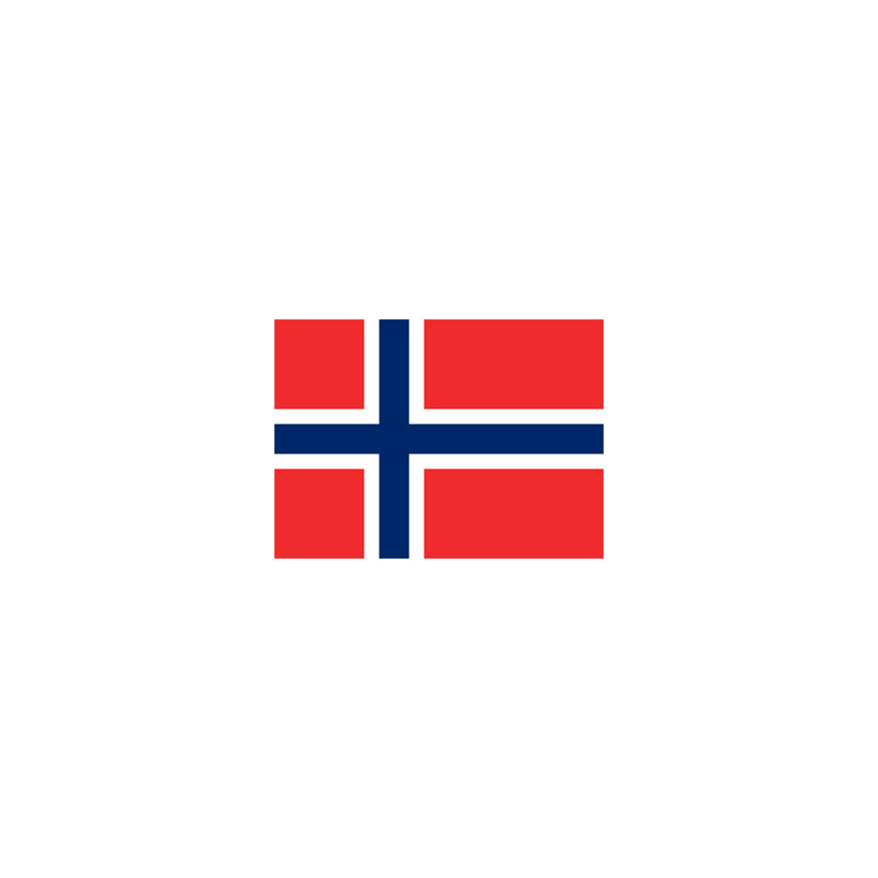 Drapeau Norvège - tissu - 90 x 150cm