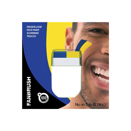 Maquillage bleu et jaune Maquillage bleu et jaune