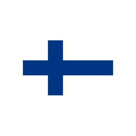 Drapeau Finlande - tissu - 60 x 90cm