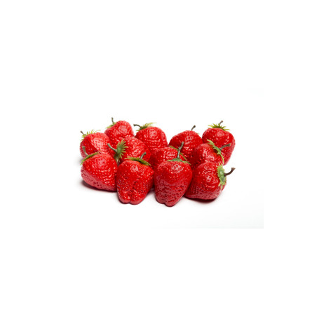 Sachet de 12 grosses fraises diam: 5 cm