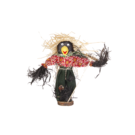 Epouventail en bois et tissu hauteur 32 cm *