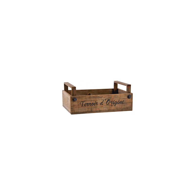 Caisse en bois Terroir 32 x 21 x 9-13
