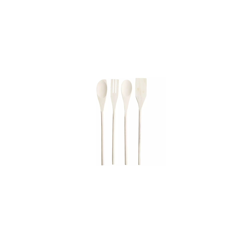 Ustensile de cuisine en bois - 30 cm (à l'unité - 4 modèles ass.)