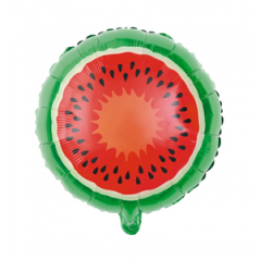 Ballon mylar pastèque aluminium - Diam. 46cm