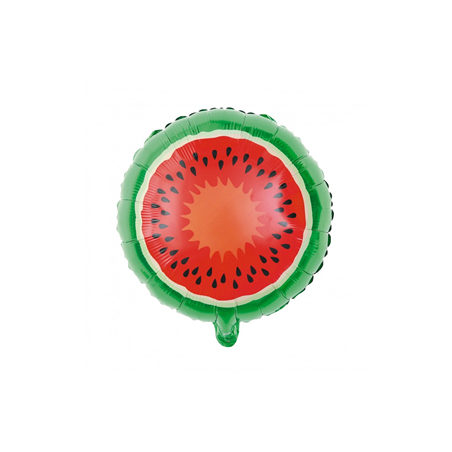 Ballon mylar pastèque aluminium - Diam. 46cm