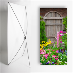 Kakemono Printemps 6 - 180 x 80 cm - Toile M1 avec structure  X- Banner