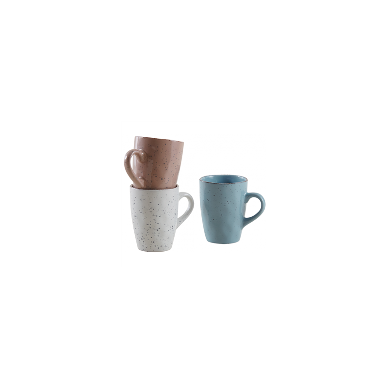 Tasse en grès terrazzo (assortis) 325 ml / Diam. 8 cm Haut.10 cm