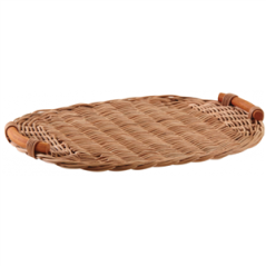 Plateau en rotin teinté 36 x 26 cm