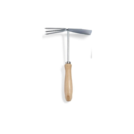 Serfouette manche en bois - outil de jardin 27 x 17cm