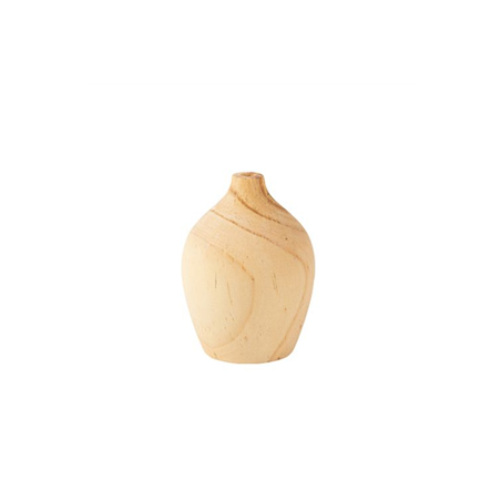 Vase en bois 10.8 x 8cm