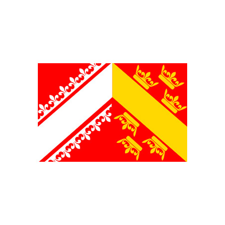 Drapeau armoiries Alsace - tissu - 90 x 150cm