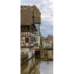 Kakemono Alsace - Ruisseau - 180 x 80 cm - Toile M1 avec structure  X- Banner