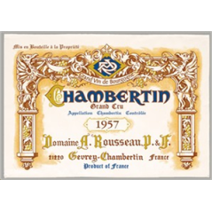 Tissu Imprimé Chambertin Grand Cru - Coton - 48 x 72 cm