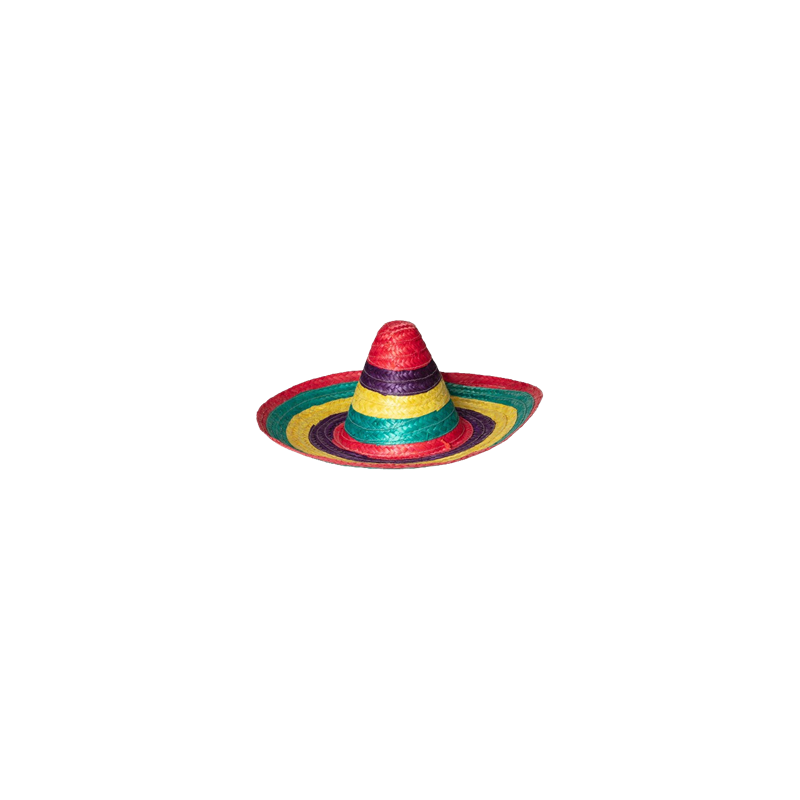 Sombrero Puebla multicolore - Diam. 49cm
