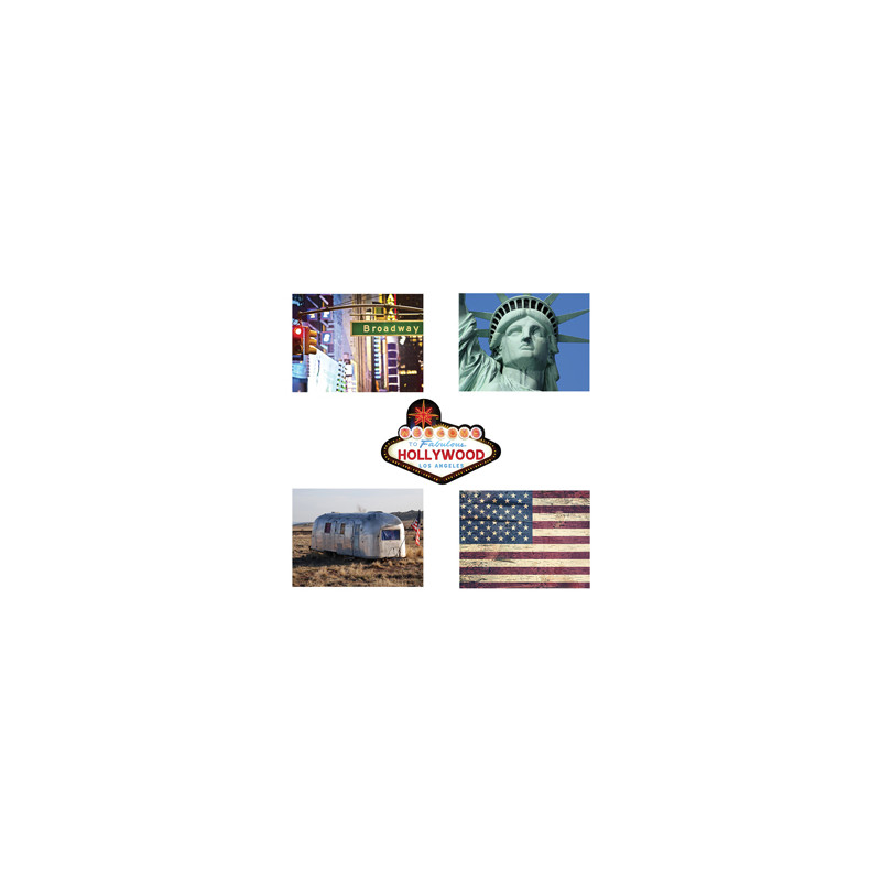 Mobiles USA x5 - carton - 33 x 24.5cm