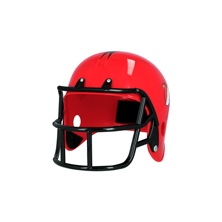 Casque football américain rouge - taille adulte
