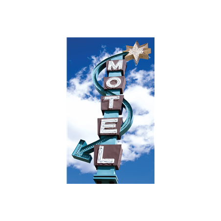 Kakemono Motel - 180 x 80 cm - M1 avec structure X- Banner