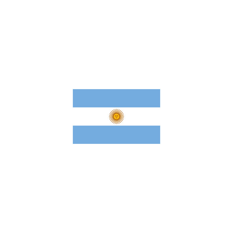 Drapeau Argentine - tissu - 60 x 90cm