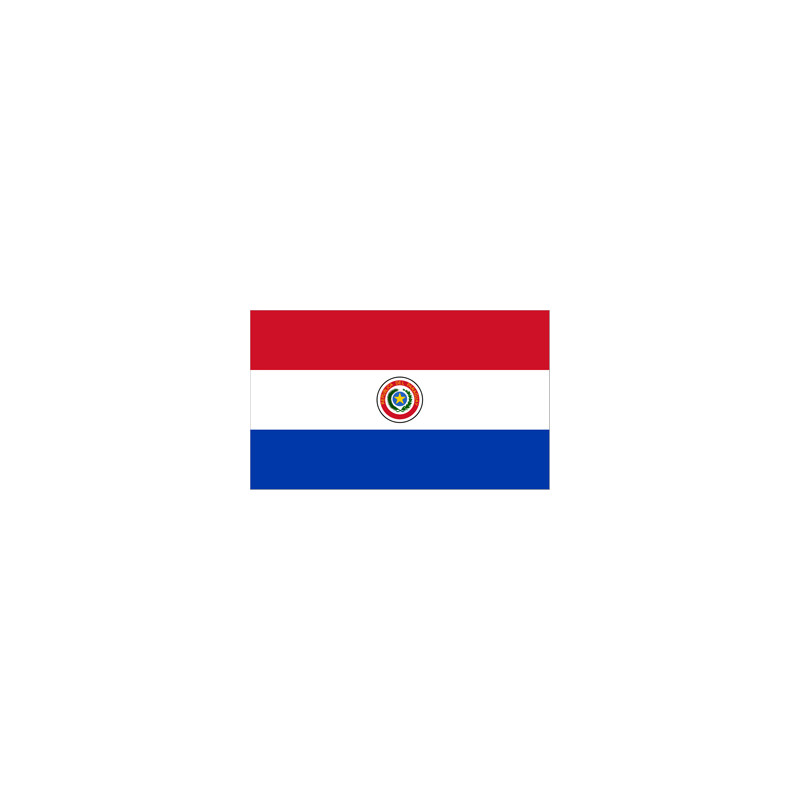 Drapeau Paraguay - tissu - 90 x 150cm