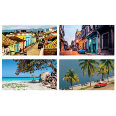 Mobiles Cuba x4 - carton - 27 x 49cm