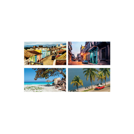 Mobiles Cuba x4 - carton - 27 x 49cm