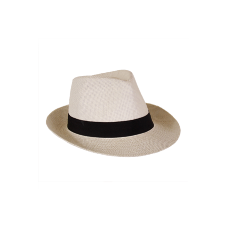 Panama polyester - taille adulte - Haut. 12cm Diam. 33cm