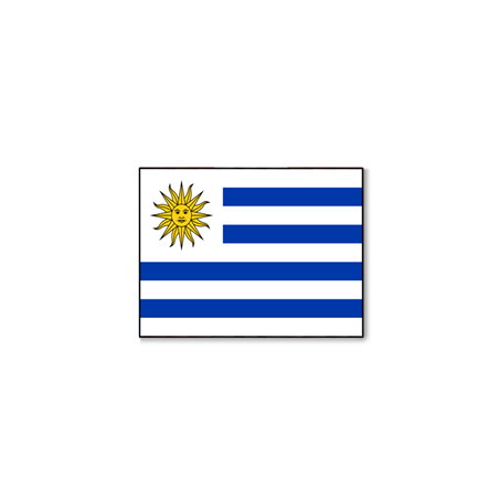 Drapeau Uruguay - tissu - 60 x 90cm