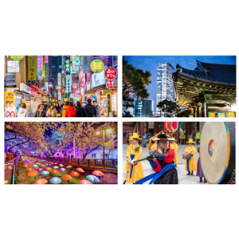 Mobiles Corée du sud x4 - carton - 27 x 49cm