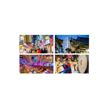 Mobiles Corée du sud x4 - carton - 27 x 49cm