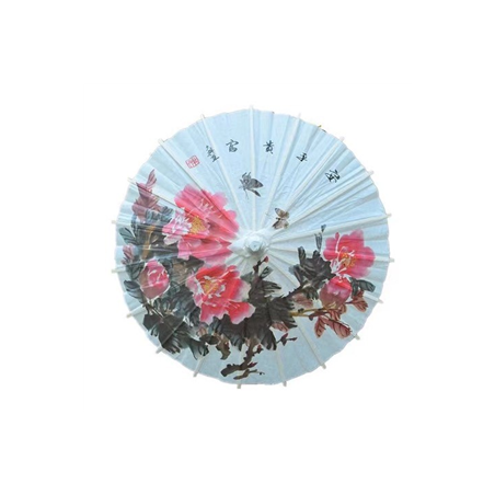 Ombrelle Écru - bambou/papier - Diam. 45cm