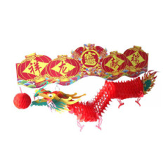 Dragon en PLASTIQUE- long 42 cm -  intérieur/extérieur